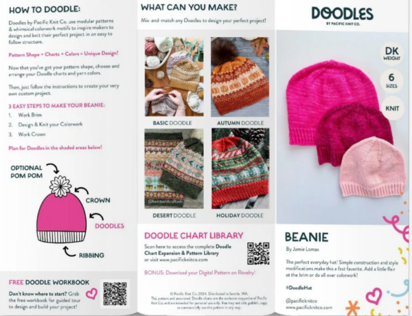 Beanie (DK) Base Doodle pattern brochure - Image 2